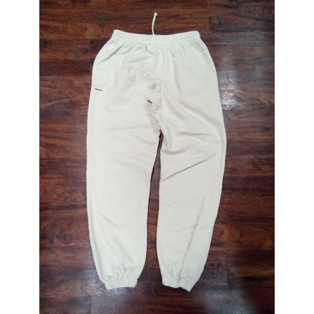 Pangaia Relaxed Fit Women's XS Pull On Elastic Waist Track Sweatpants Off-White - Picture 2 of 9